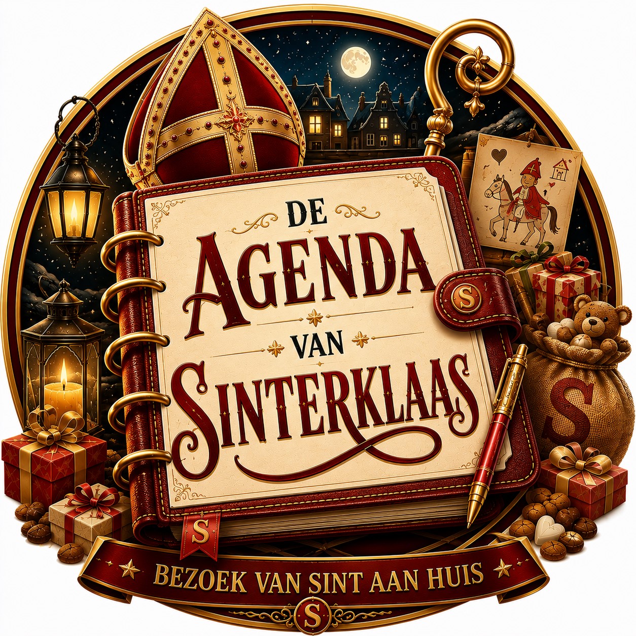 de agenda van sinterklaas